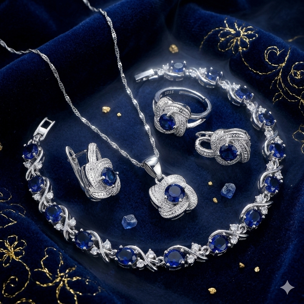 طقم مجوهرات فاخر