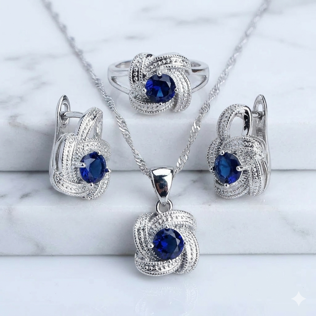 طقم مجوهرات فاخر